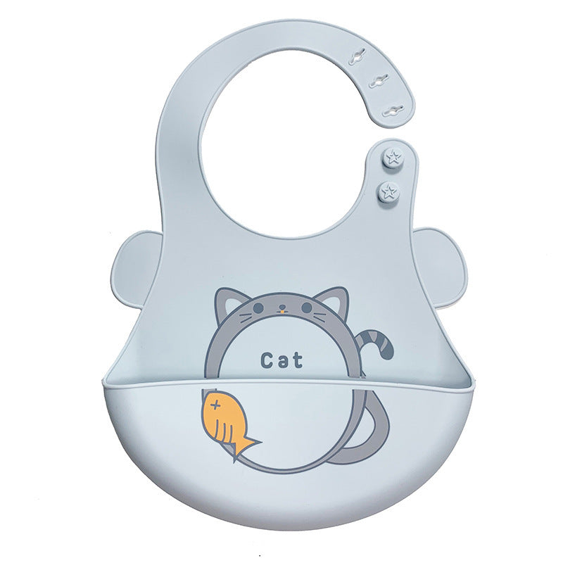 Waterproof Baby Bib –  🐱 🐮 🐷