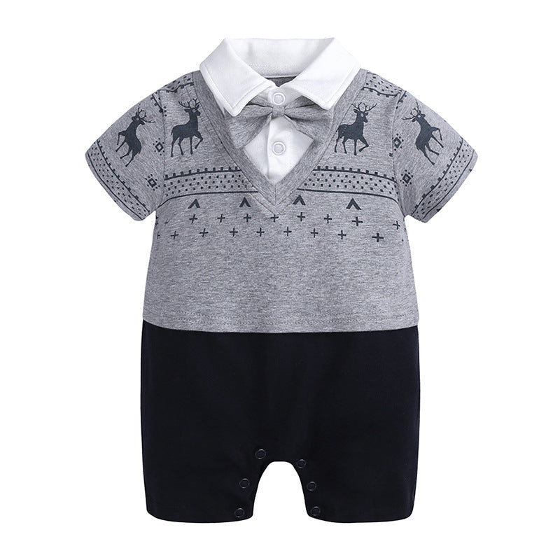 Baby Gentleman Romper – Adorable Suit-Inspired Romper