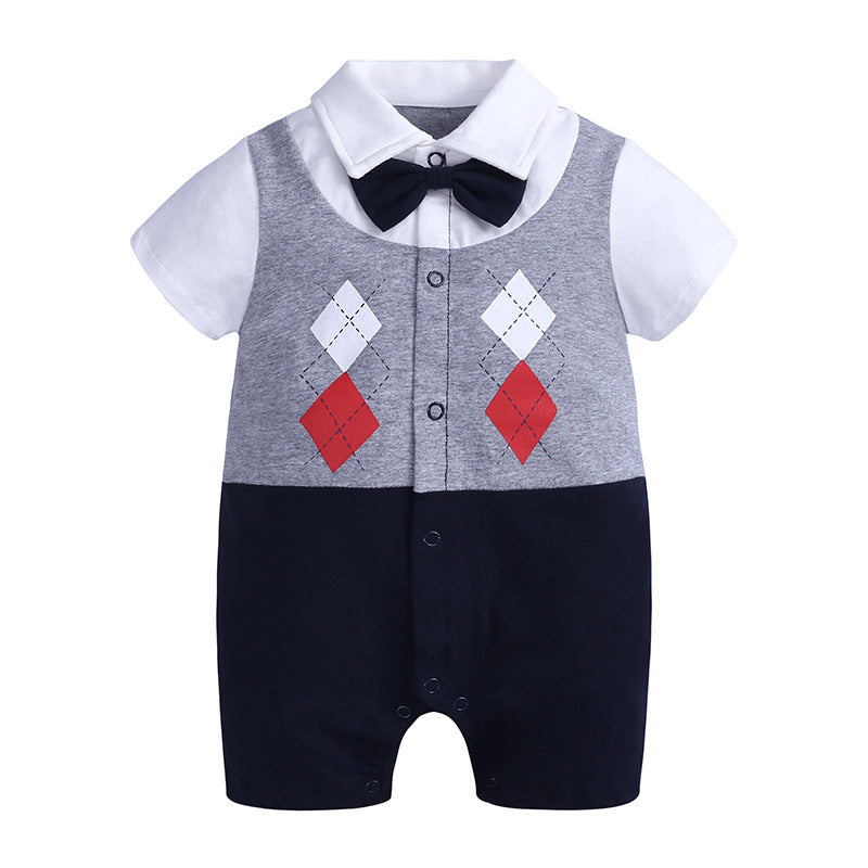 Baby Gentleman Romper – Adorable Suit-Inspired Romper