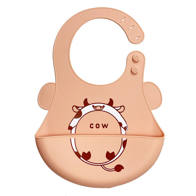 Waterproof Baby Bib –  🐱 🐮 🐷