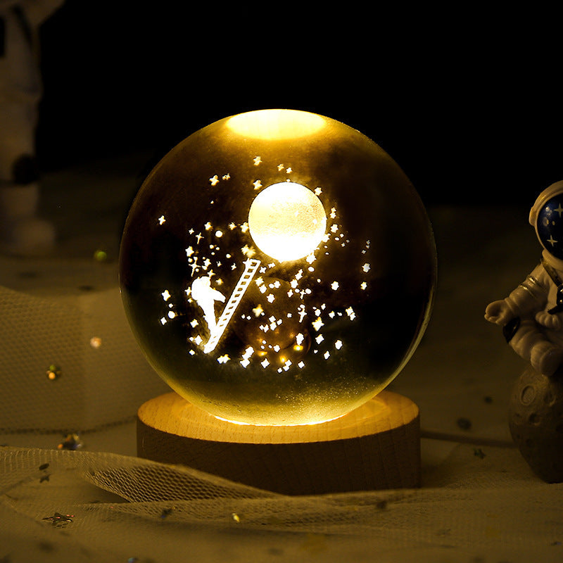 3D Crystal Ball Night Light – Give Your Baby the Universe!